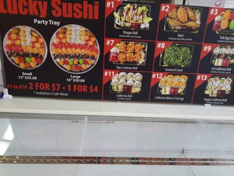 Lucky Sushi - Westminster, CA menu_pic