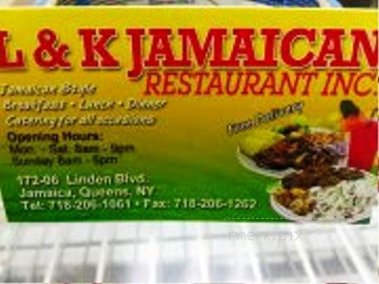 L&K Jamaican Restaurant - Jamaica, NY menu_pic