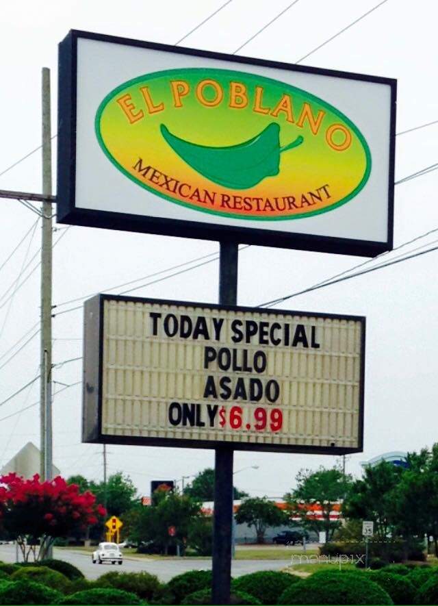 El Poblano - Newberry, SC menu_pic