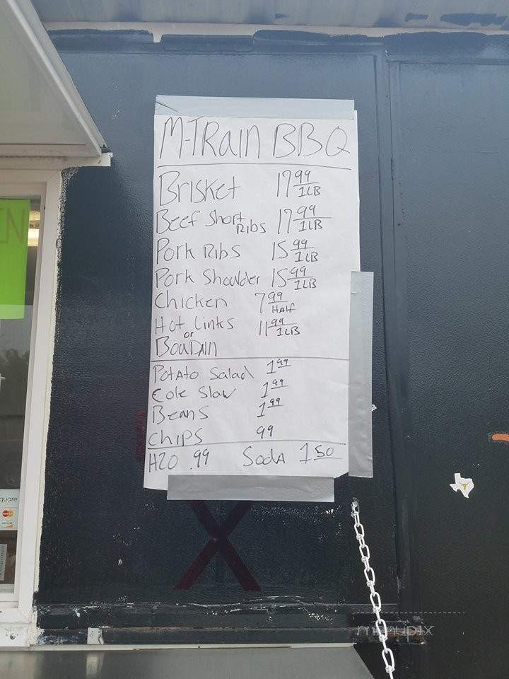 M-Train BBQ - Austin, TX menu_pic