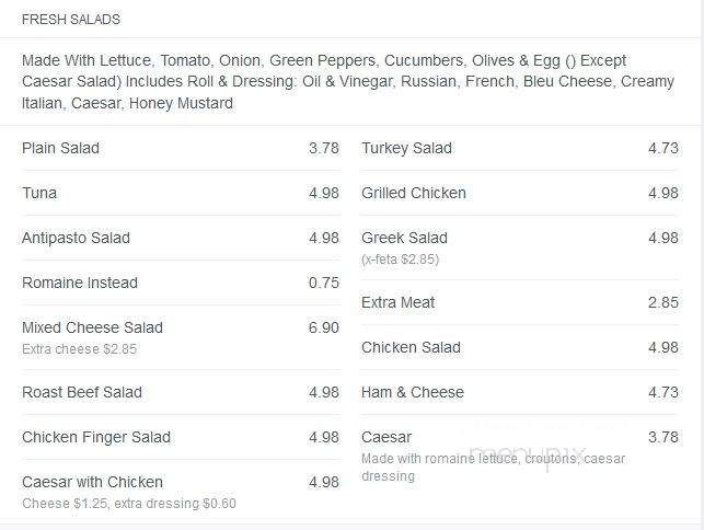 Mike's On Main - Norway, MI menu_pic