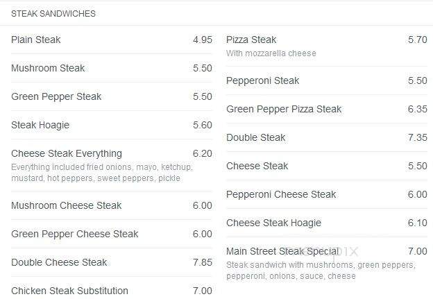 Mike's On Main - Norway, MI menu_pic