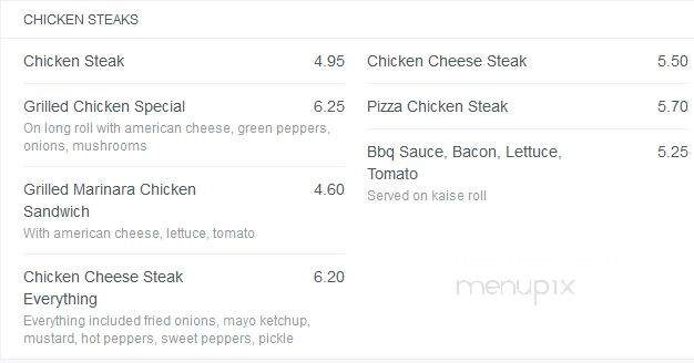 Mike's On Main - Norway, MI menu_pic