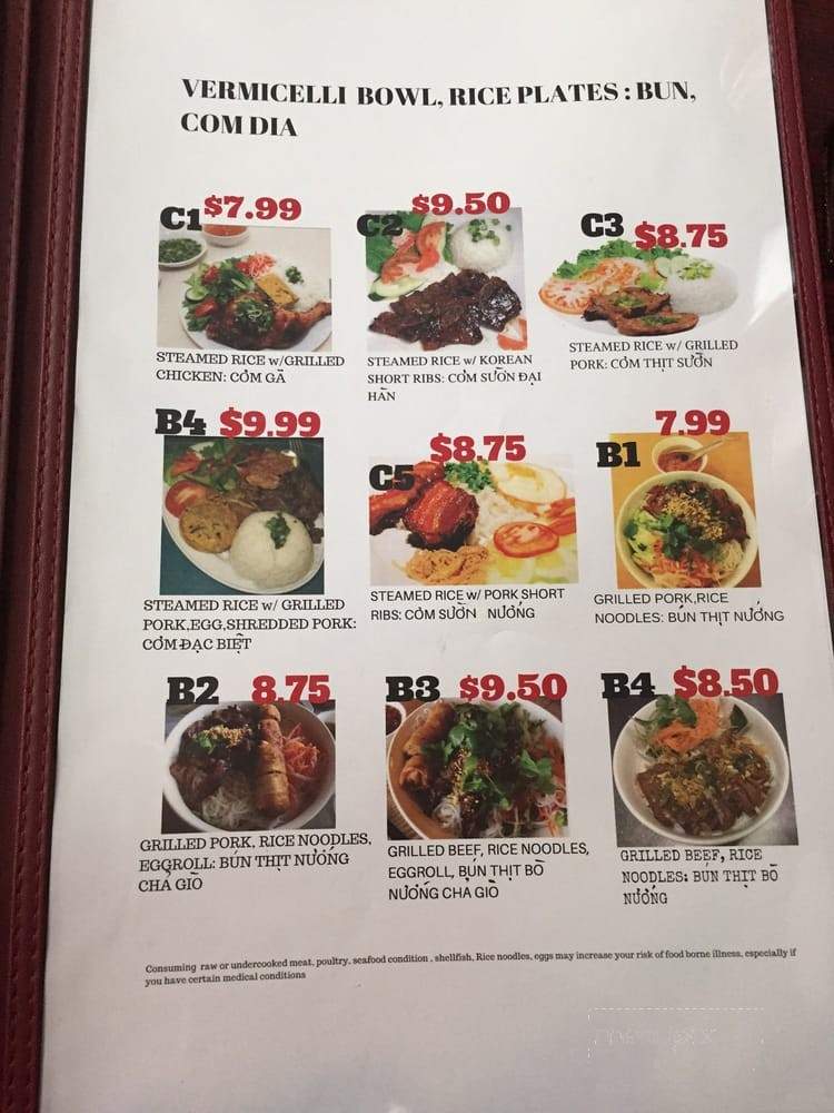 Pho N Rice - Mobile, AL menu_pic