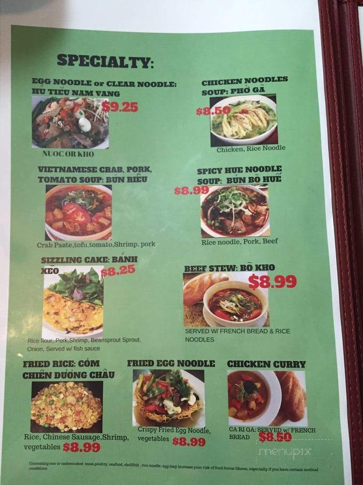 Pho N Rice - Mobile, AL menu_pic
