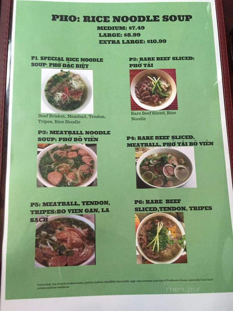 Pho N Rice - Mobile, AL menu_pic