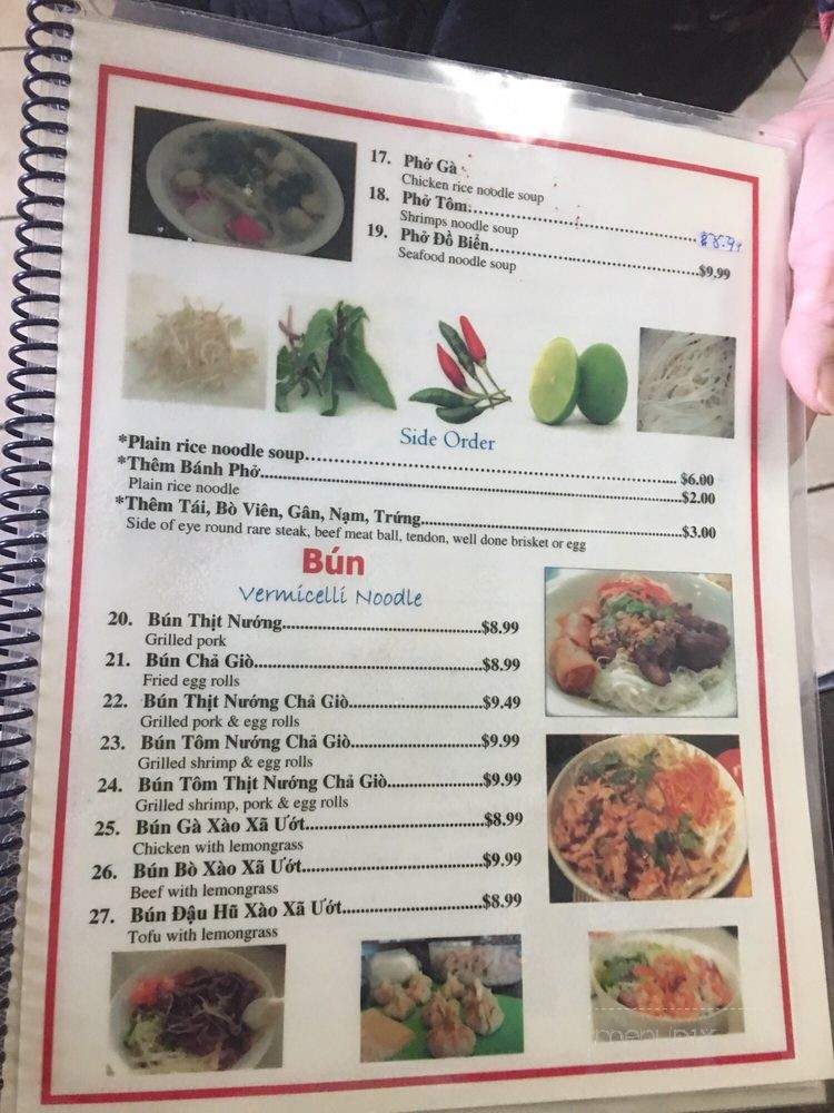 Pho Friendly - Trenton, NJ menu_pic