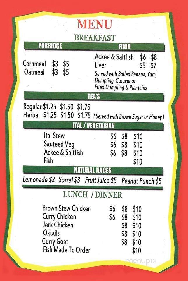 Calabash - Newburgh, NY menu_pic