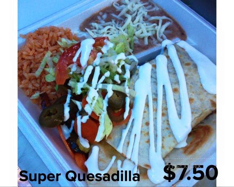 Taqueria El Pelayo - Vallejo, CA menu_pic