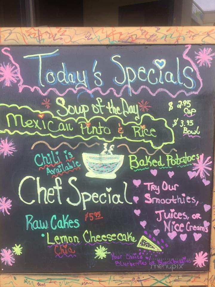 Plant Power Cafe & Juice Bar - Chattanooga, TN menu_pic