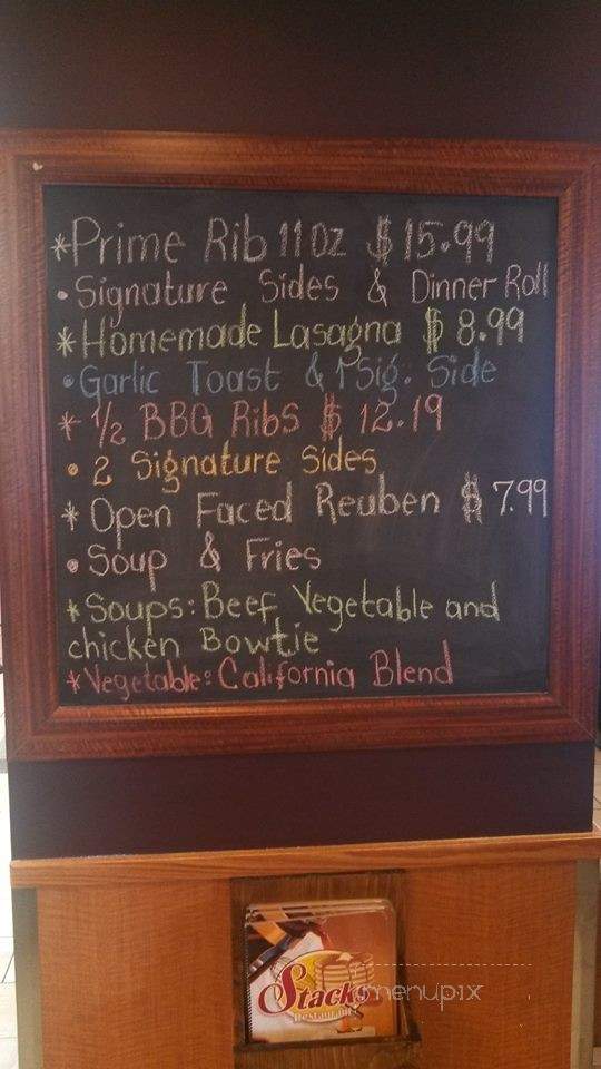 Stacks Restaurant - Greensburg, IN menu_pic