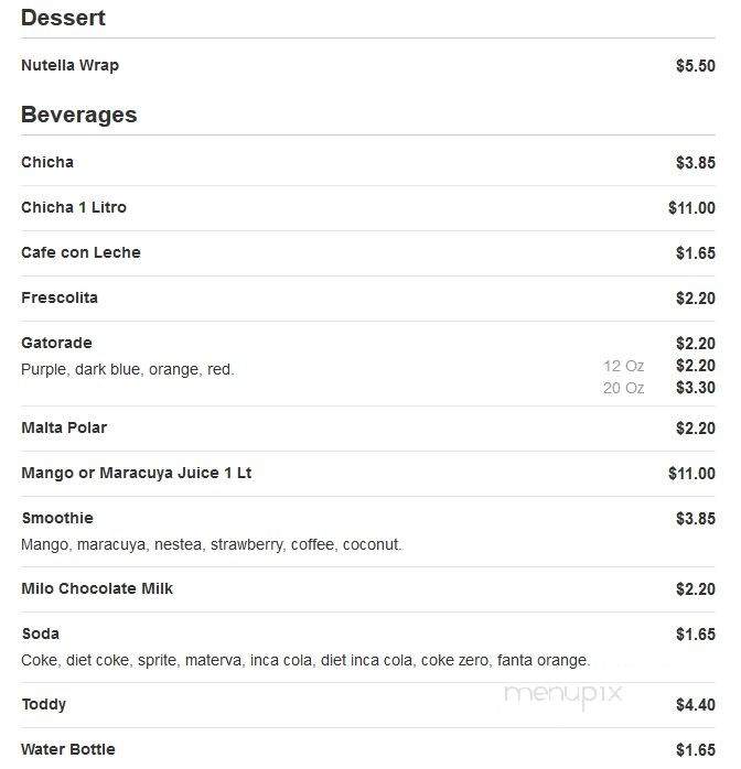 Naza Gourmet - Hollywood, FL menu_pic