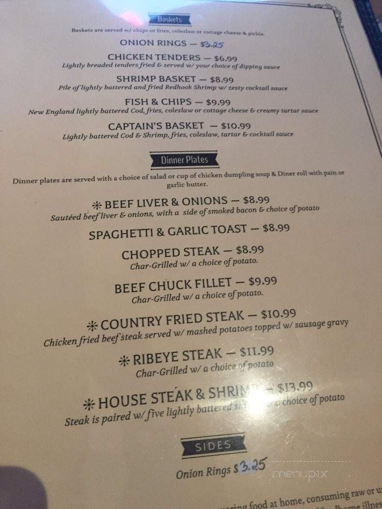 JB Country Restaurant - Arkdale, WI menu_pic