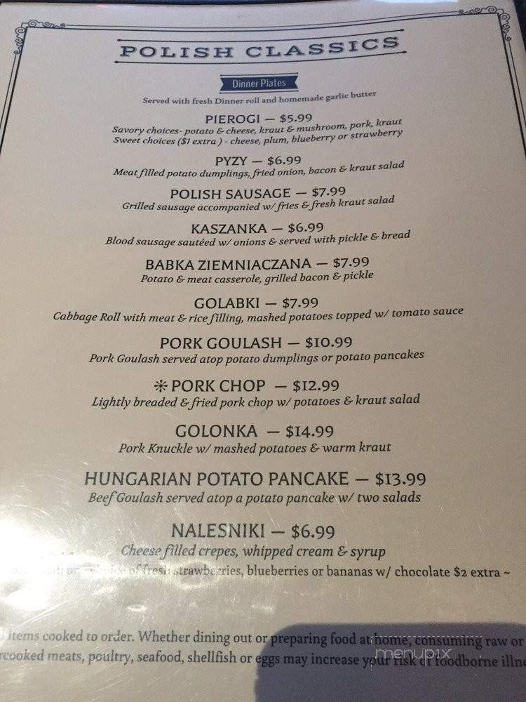 JB Country Restaurant - Arkdale, WI menu_pic