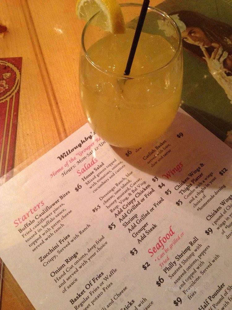 Willoughbys - Leland, NC menu_pic