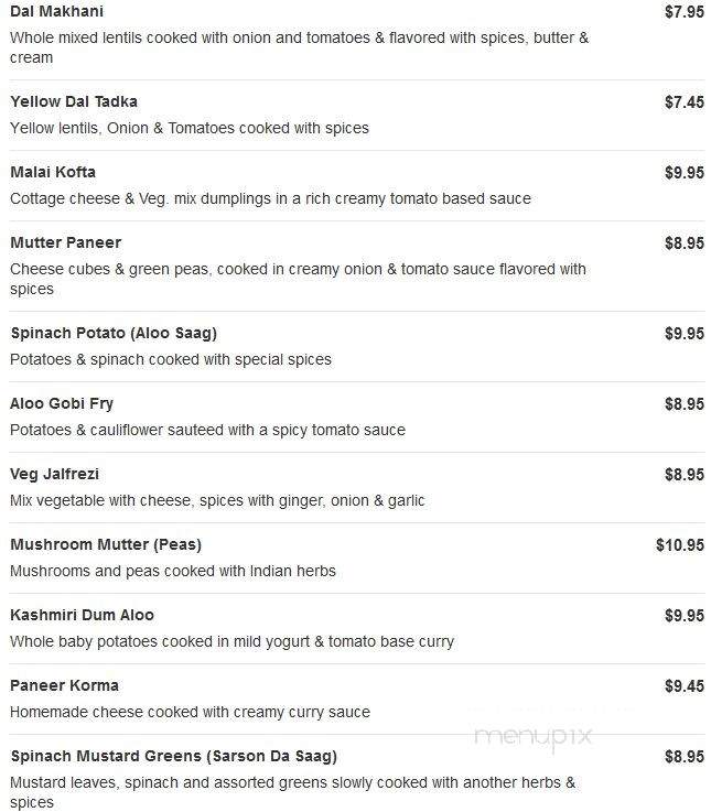 Little India - Espa?ola, NM menu_pic