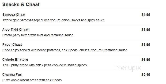 Little India - Espa?ola, NM menu_pic