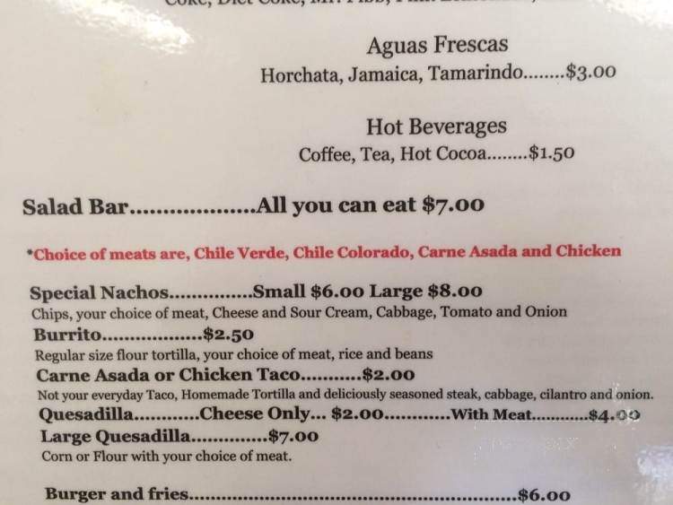 Central Valley Cafe - Lemoore, CA menu_pic