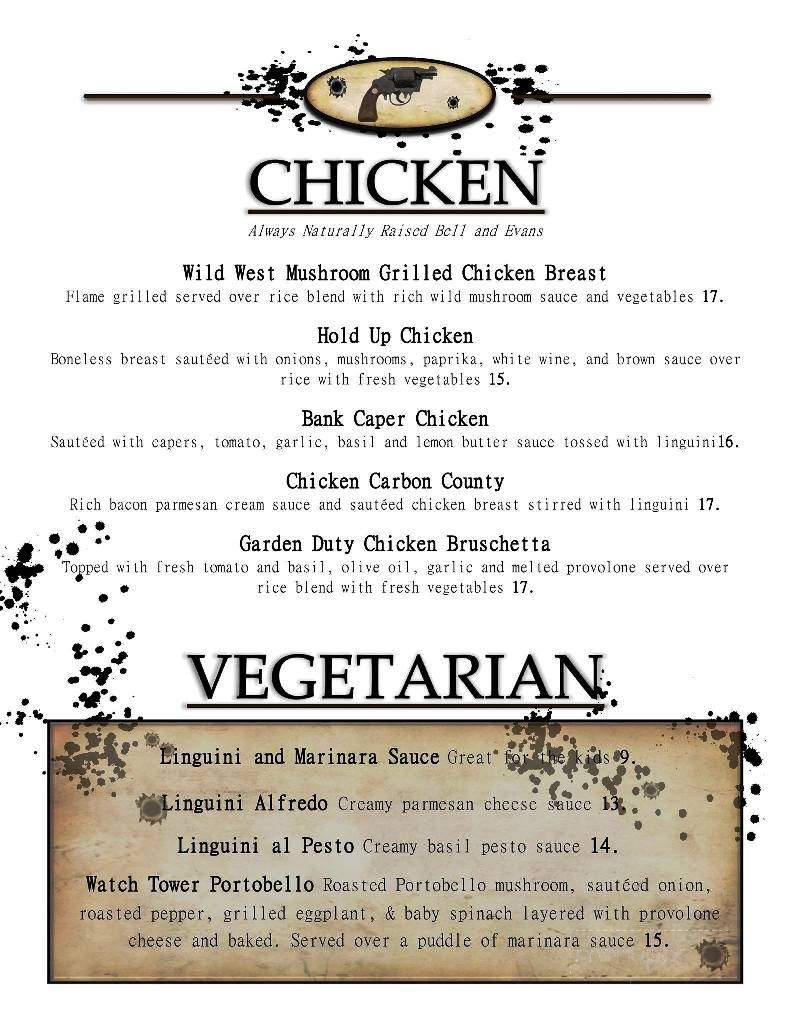 Bonnie & Clyde - Lehighton, PA menu_pic