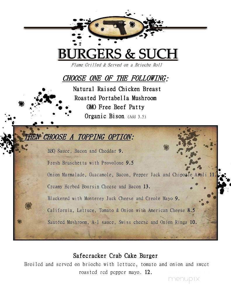 Bonnie & Clyde - Lehighton, PA menu_pic