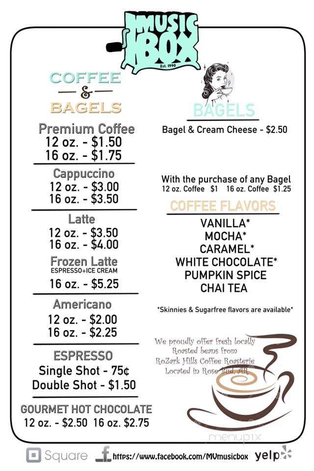 The Music Box - Mountain View, AR menu_pic