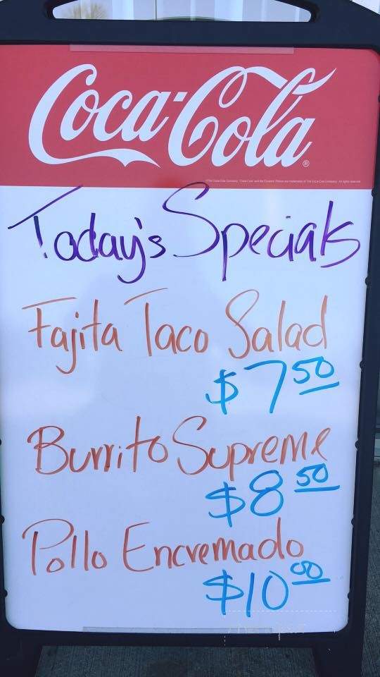 Mayas Bistro Resturant - Mount Olive, NC menu_pic