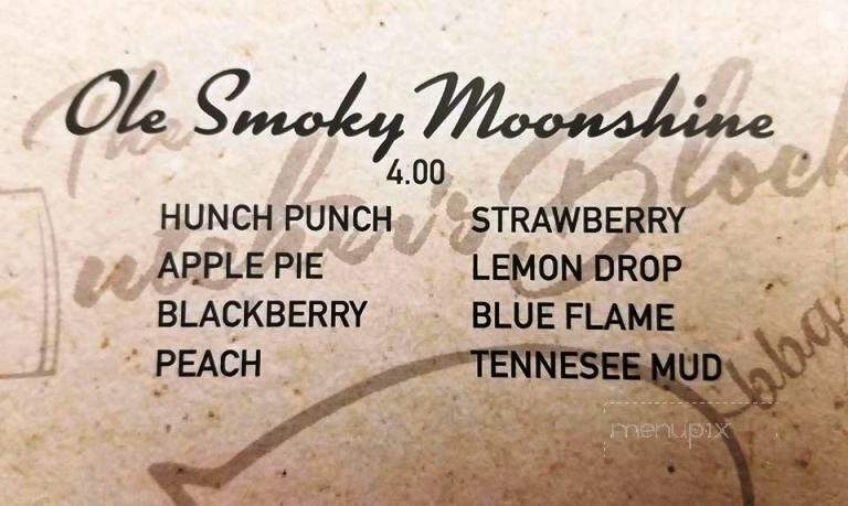 The Butchers Block BBQ - Napoleon, OH menu_pic
