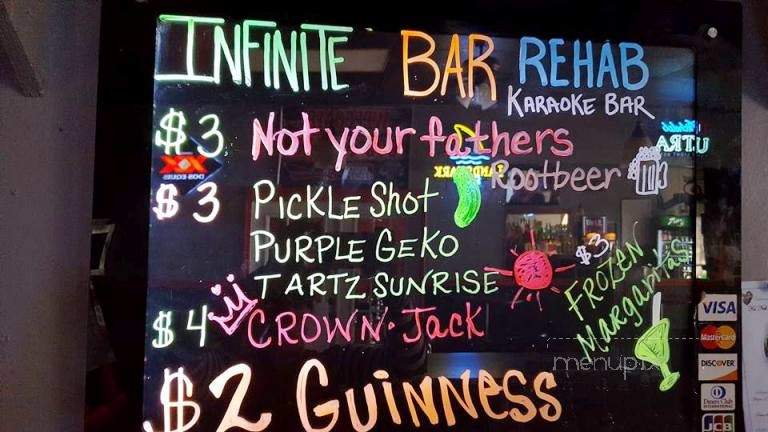 Infinite - Corpus Christi, TX menu_pic