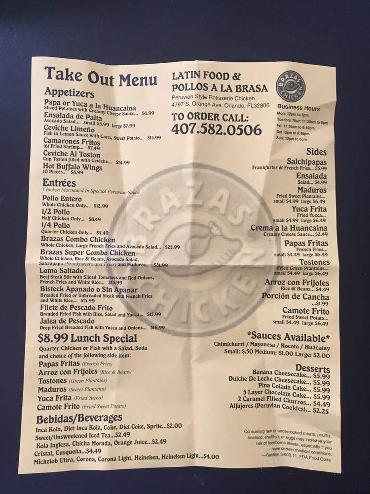 Blazebraza Rotesserie - Apopka, FL menu_pic