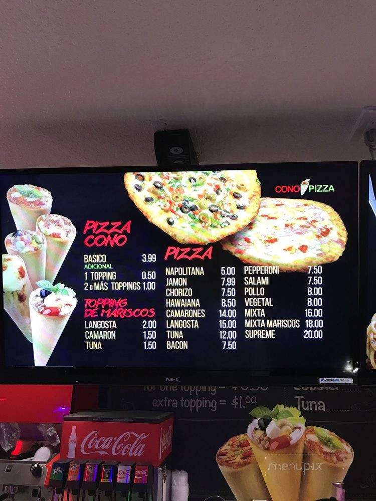 Cono Pizza - Miami, FL menu_pic