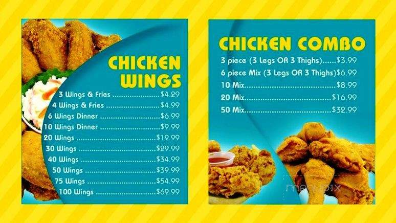 Sharks Fish and Chicken - Merrillville, IN menu_pic