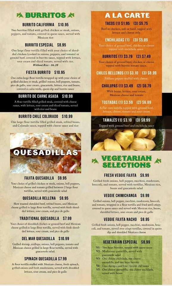 La Gran Hacienda Mexican Restaurant - Wheeling, WV menu_pic