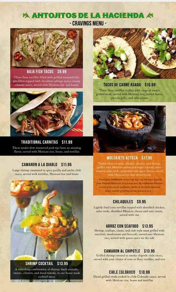 La Gran Hacienda Mexican Restaurant - Wheeling, WV menu_pic
