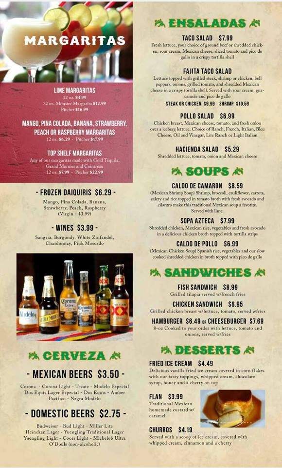 La Gran Hacienda Mexican Restaurant - Wheeling, WV menu_pic