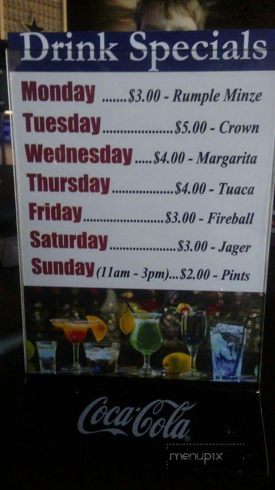 Eagle's Point Bar & Grill - Saginaw, TX menu_pic