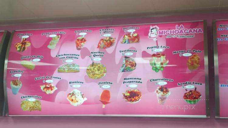 La Michoacana - Pomona, CA menu_pic