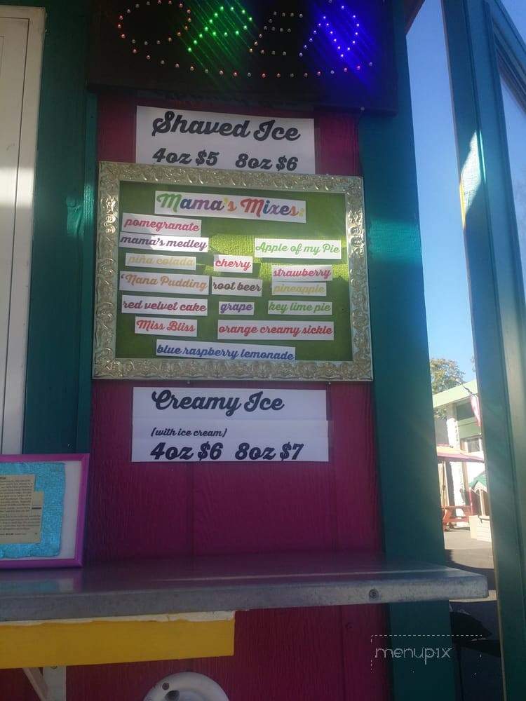 Ice Mama - Portland, OR menu_pic