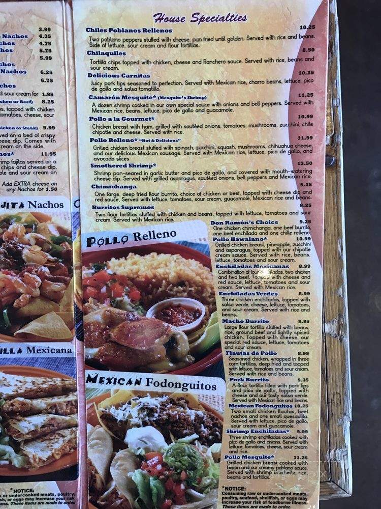 Mesquite - McDonough, GA menu_pic