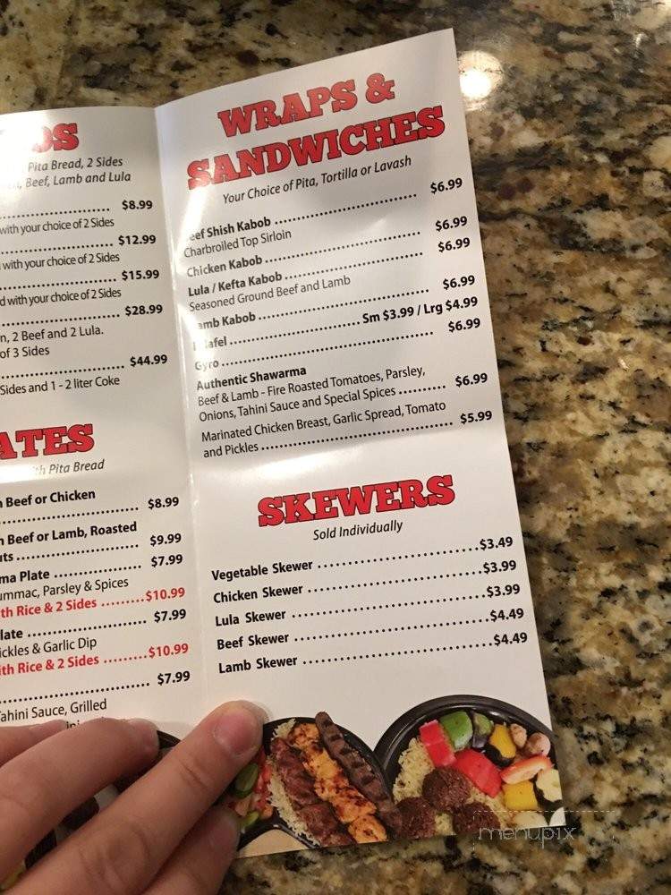 Kebab Grill - Santa Clarita, CA menu_pic