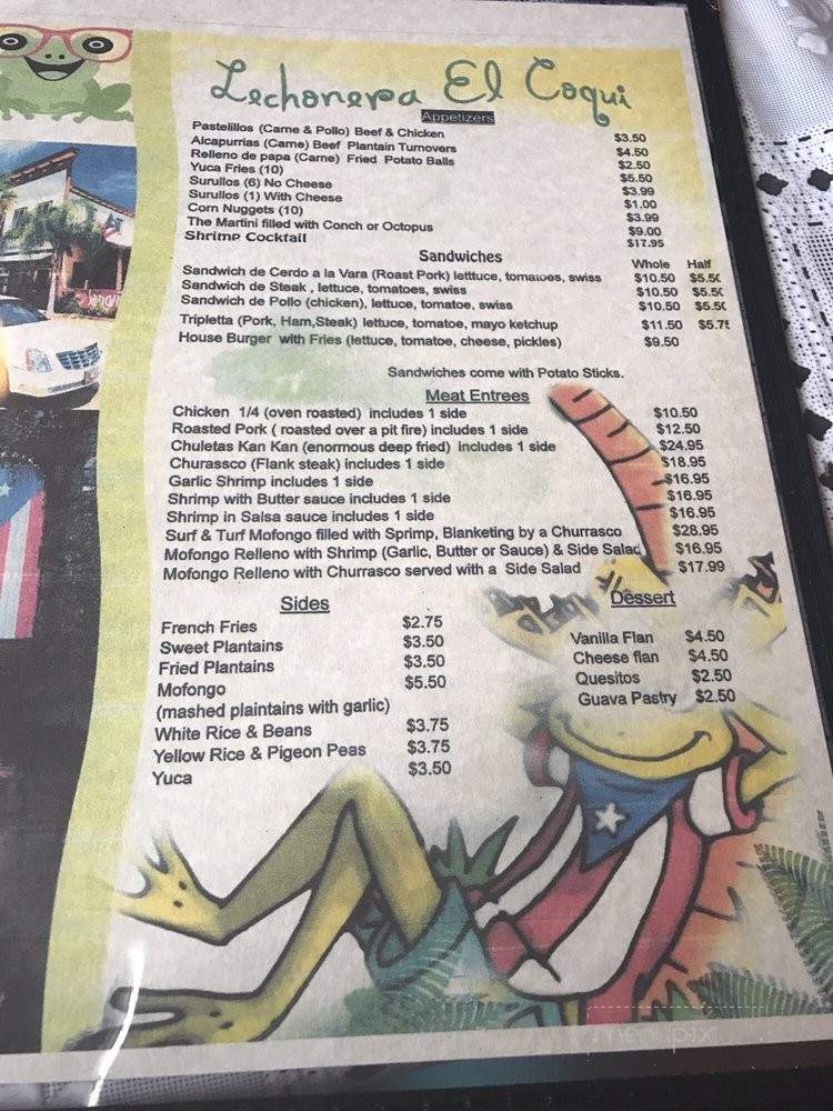 Lechonera El Coqu - Fernandina Beach, FL menu_pic