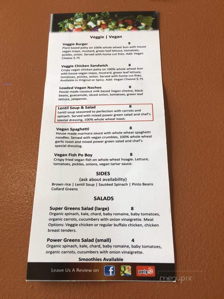 Sankofa Kitchen - Dallas, TX menu_pic