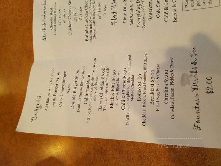 Bessie's - Saint Marys, GA menu_pic
