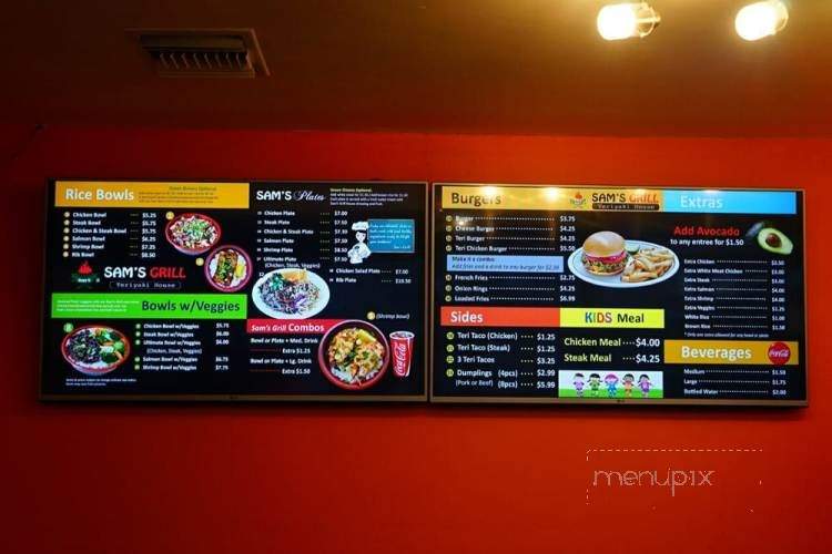 Sam's Grill - Anaheim, CA menu_pic