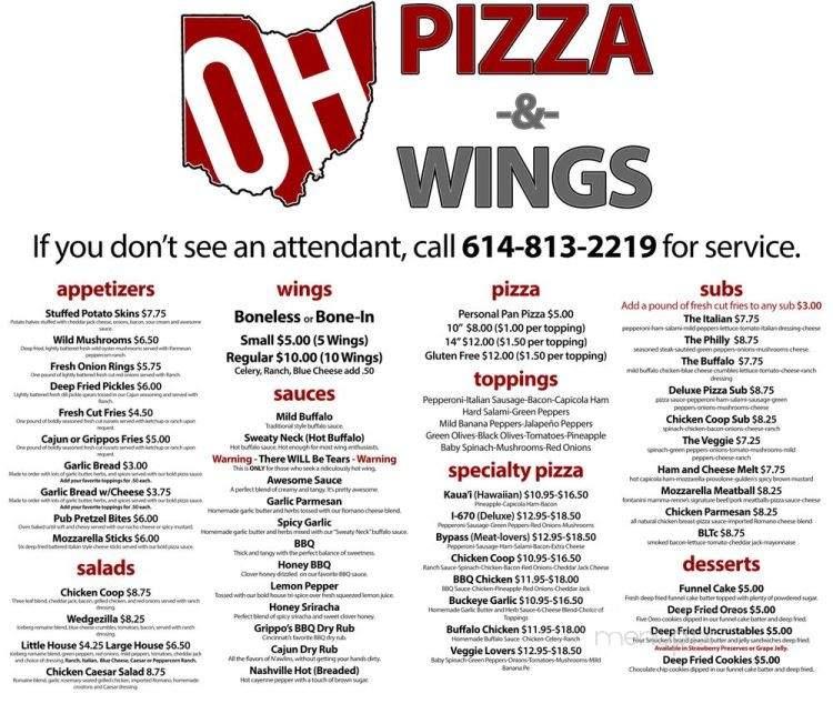 OH Pizza & Wings - Columbus, OH menu_pic