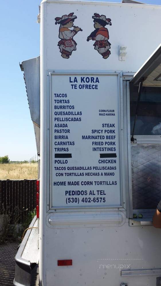 /29227830/La-Kora-Taco-Truck-Menu-Woodland-CA - Woodland, CA