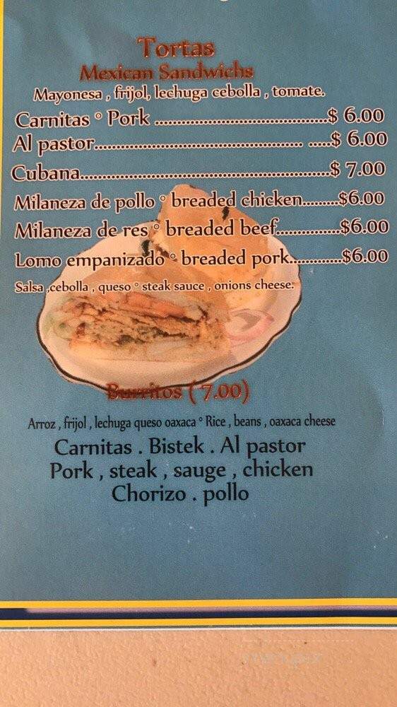 Los Chulos - Pennsauken Township, NJ menu_pic