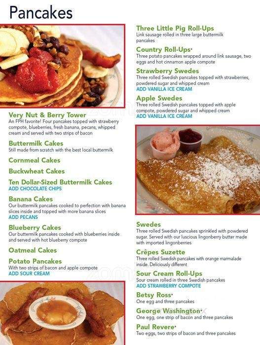 Family Pancake House - Dallas, TX menu_pic