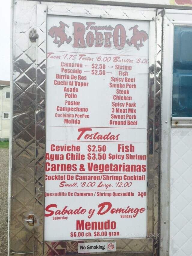 Tacos El Rodeo - Detroit, MI menu_pic