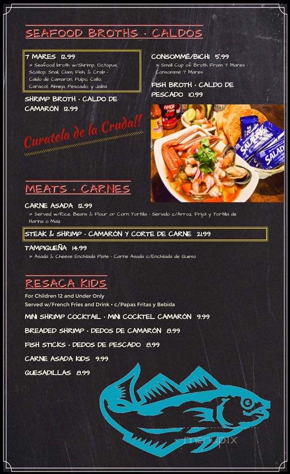 La Resaca - Yuma, AZ menu_pic