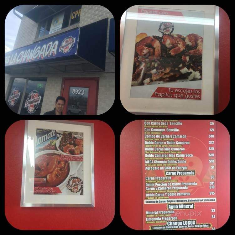 La Changada - Denver, CO menu_pic